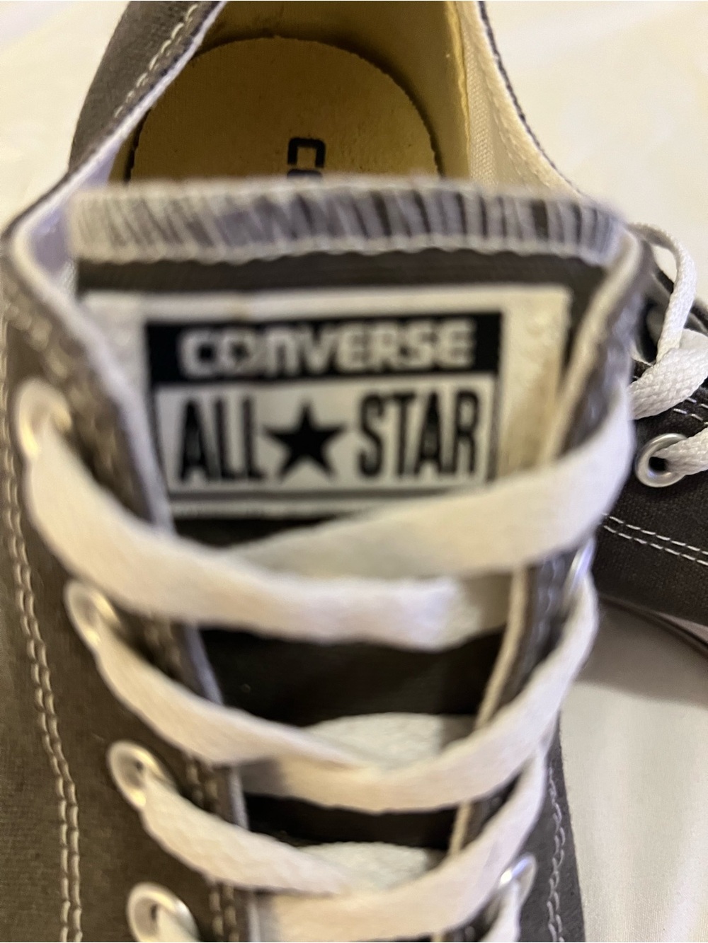 Converse All Star Gray Canvas Sneakers